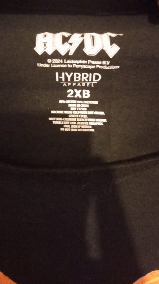 AC/DC. Let There Be Rock. Playera.