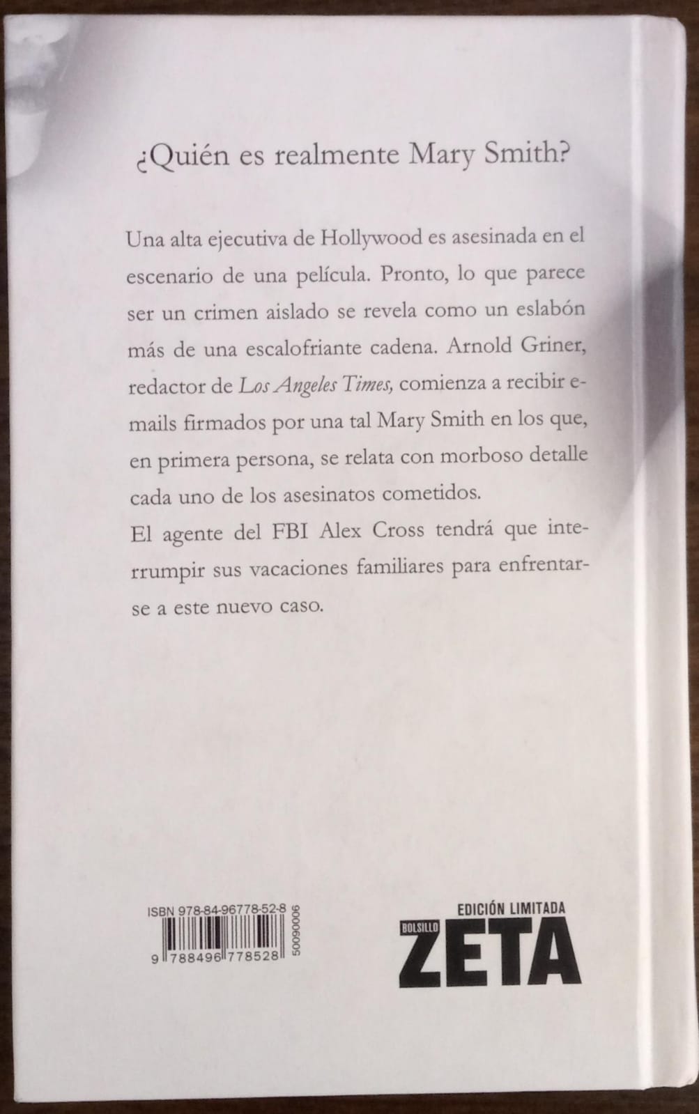 Mary, Mary. Libro pasta dura. James Patterson. tienda de libros discos y películas en méxico