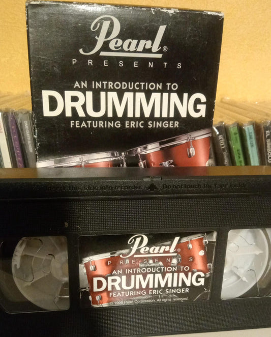 Eric Singer – An Introduction To Drumming featuring Eric Singer. VHS en buen estado. tienda de discos en méxico formato muerto