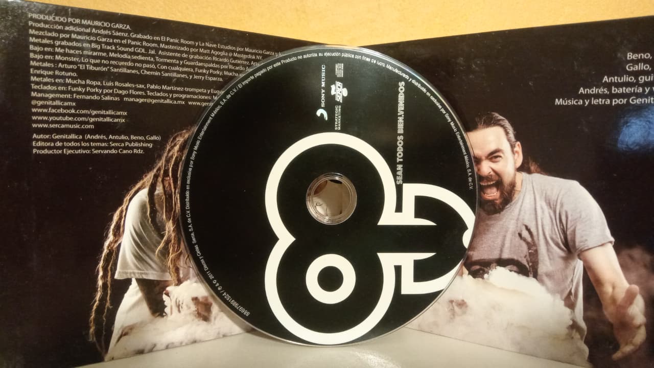 Genitallica – Sean Todos Bien.Venidos. Cd en buen estado. tienda de discos en méxico formato muerto