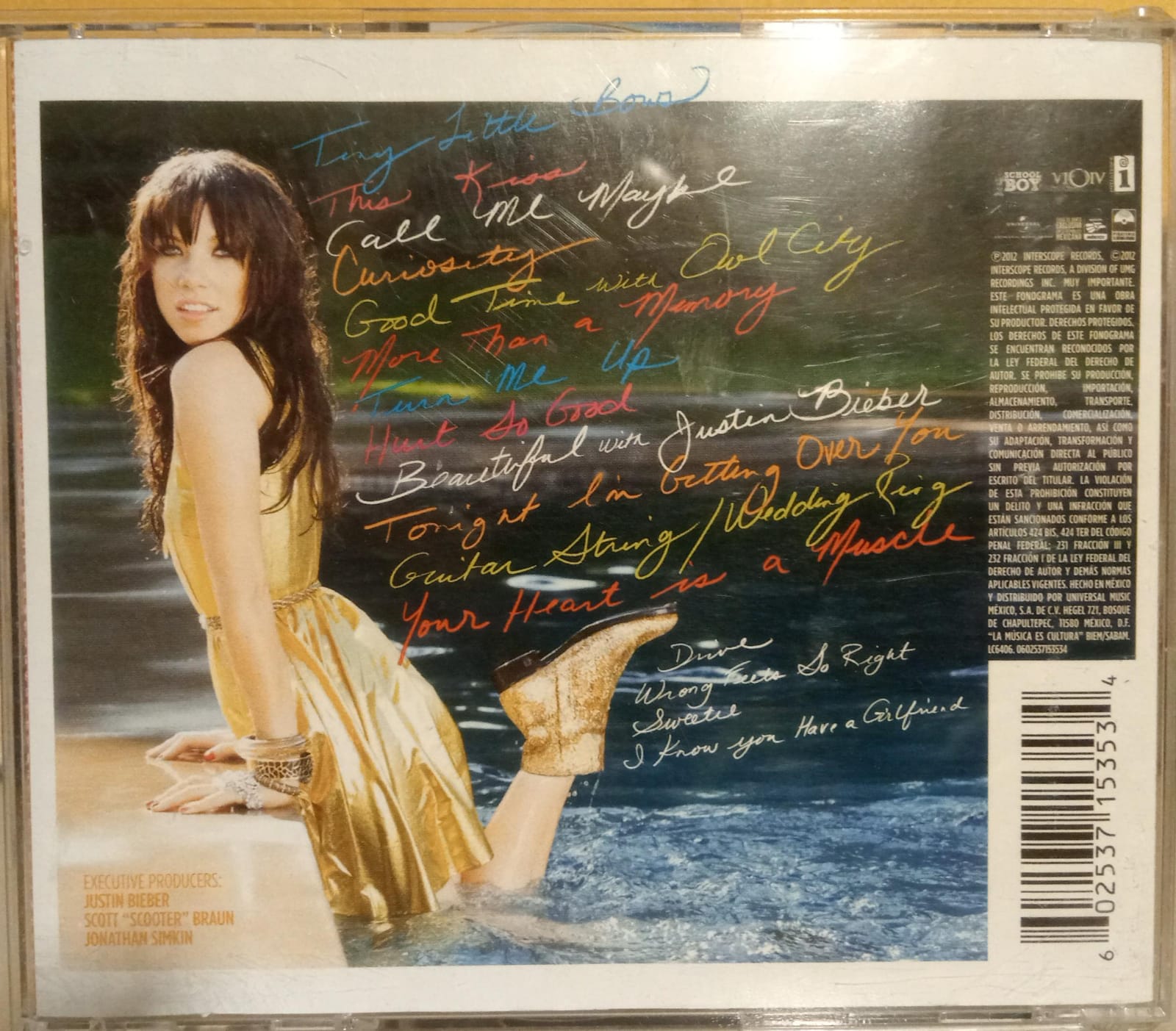 Carly Rae Jepsen – Kiss. Cd en buen estado. tienda de discos ne méxico formato muerto