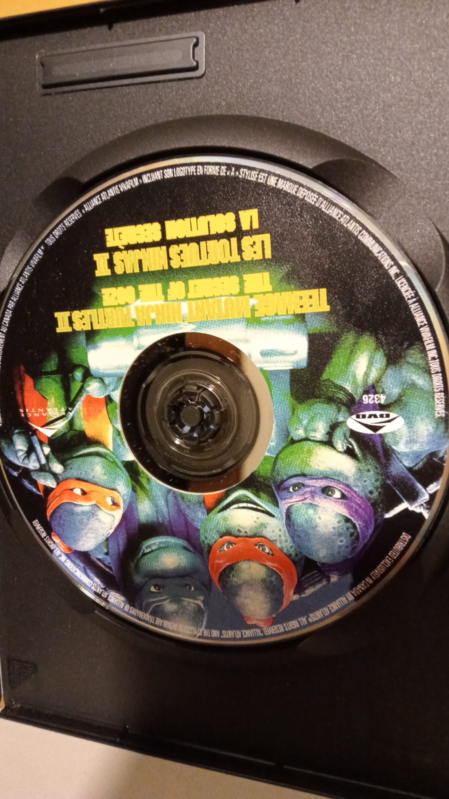 Teenage Mutant Ninja Turtles 2. DVD. tienda de discos en méxico formato muerto