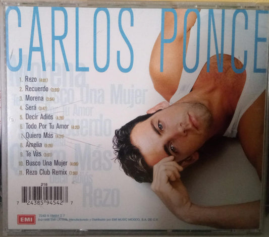 Carlos Ponce – Carlos Ponce. Cd en buen estado. tienda de discos en méxico formato muerto