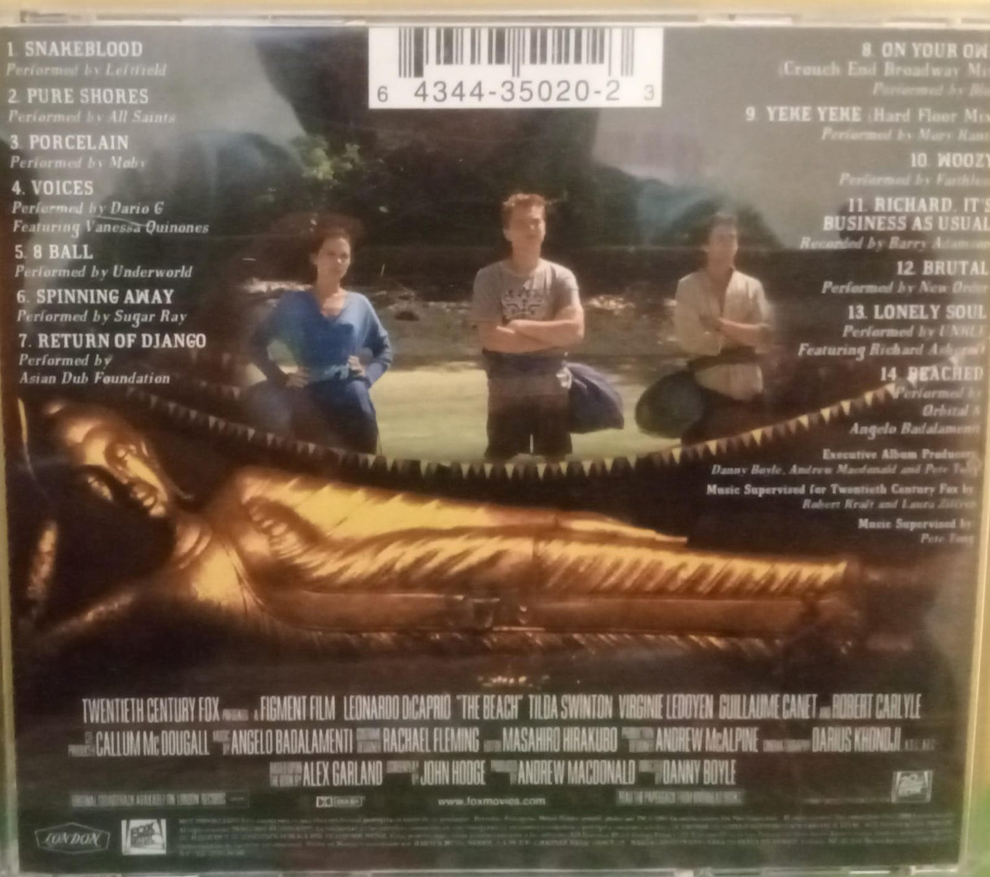 Varios – The Beach (OST Soundtrack). Cd en buen estado.