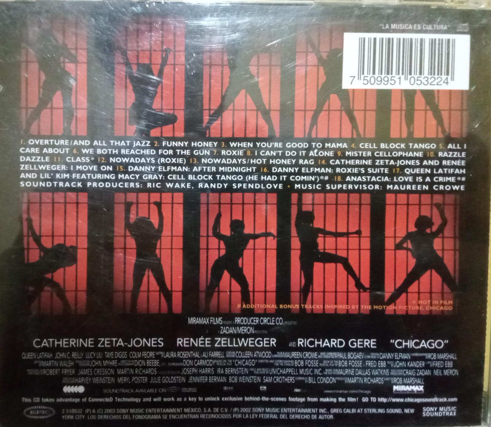 Varios – CD ost soundtrack Chicago. tienda de discos en méxico formato muerto