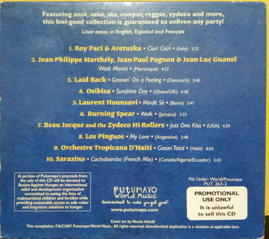 Varios – Putumayo World Party. Cd en buen estado. tienda de discos en méxico formato muerto