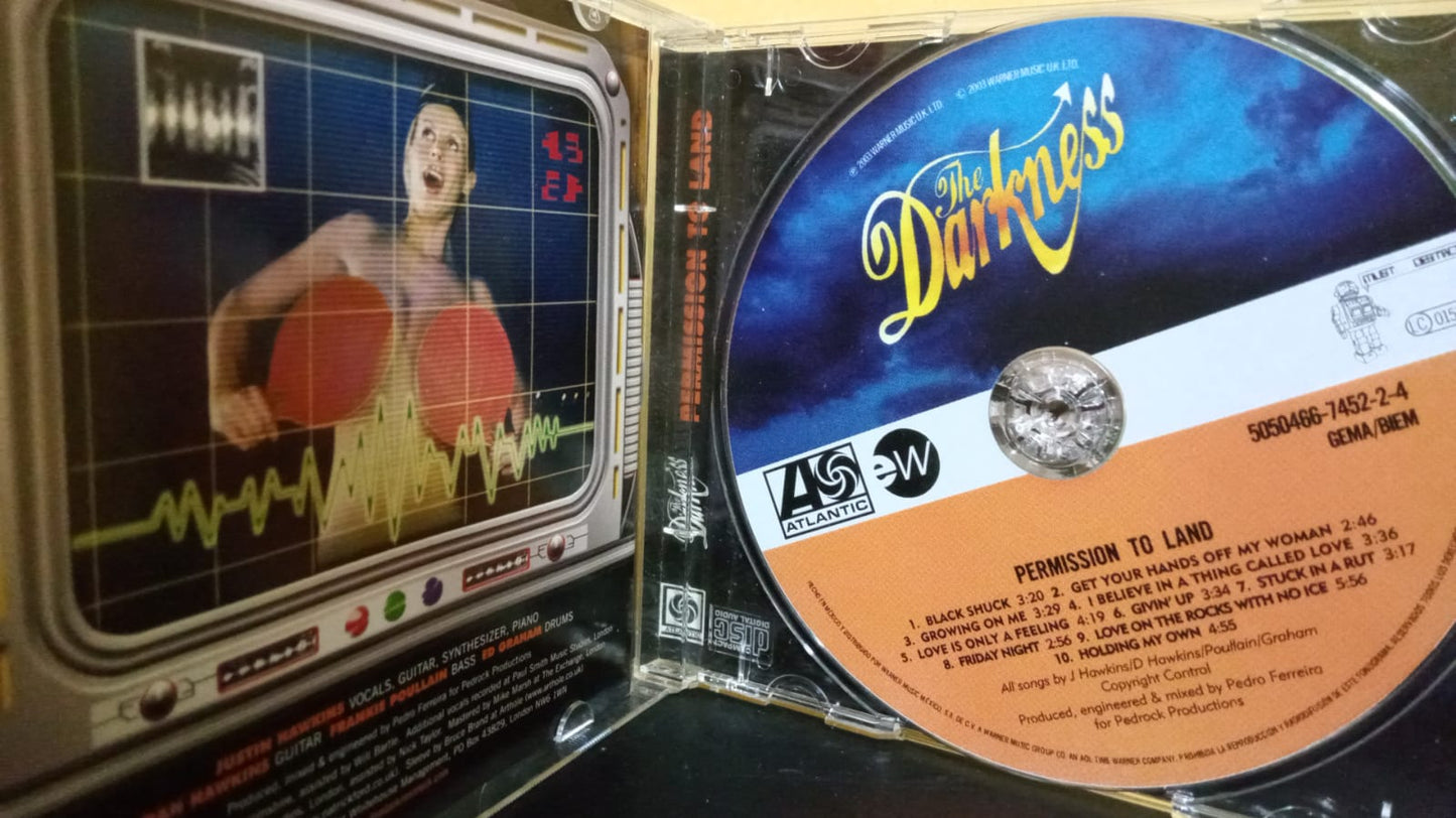 Permission to Land – The Darkness. Cd en buen estado. tienda de discos en méxico formato muerto