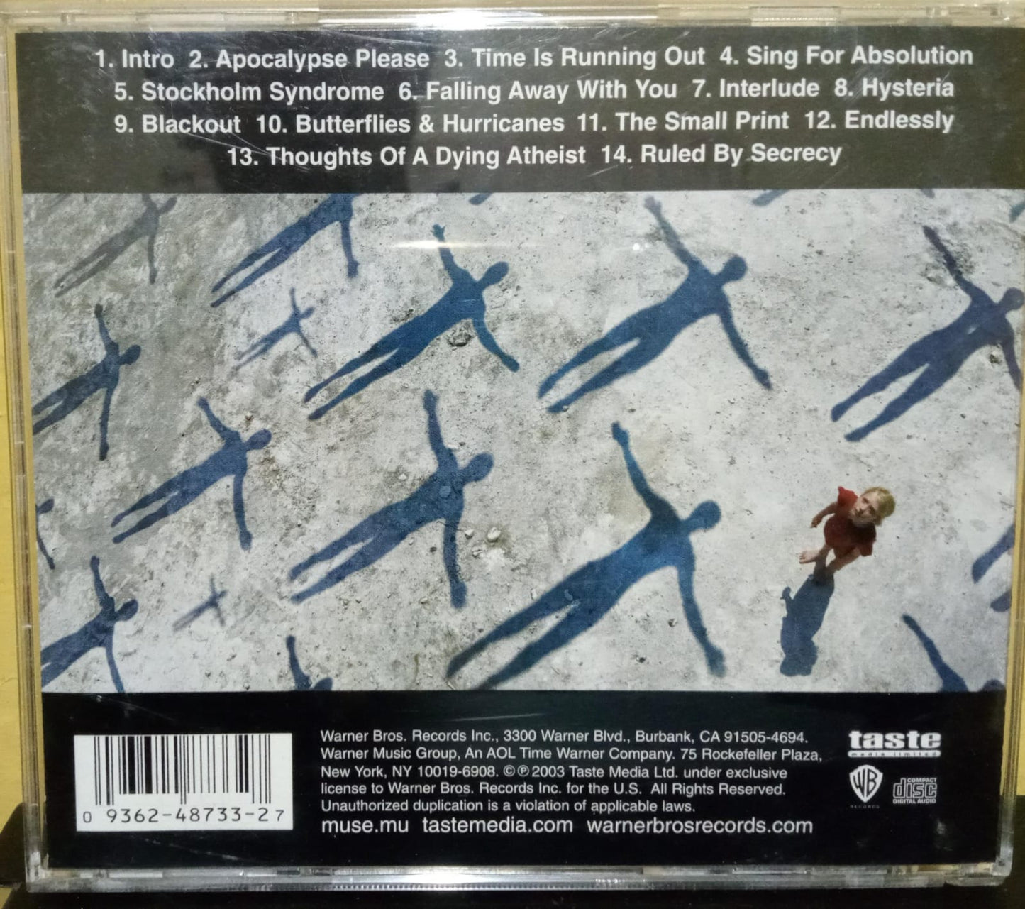 Absolution – Muse. Cd importado en buen estado. tienda de discos en méxico formato muerto