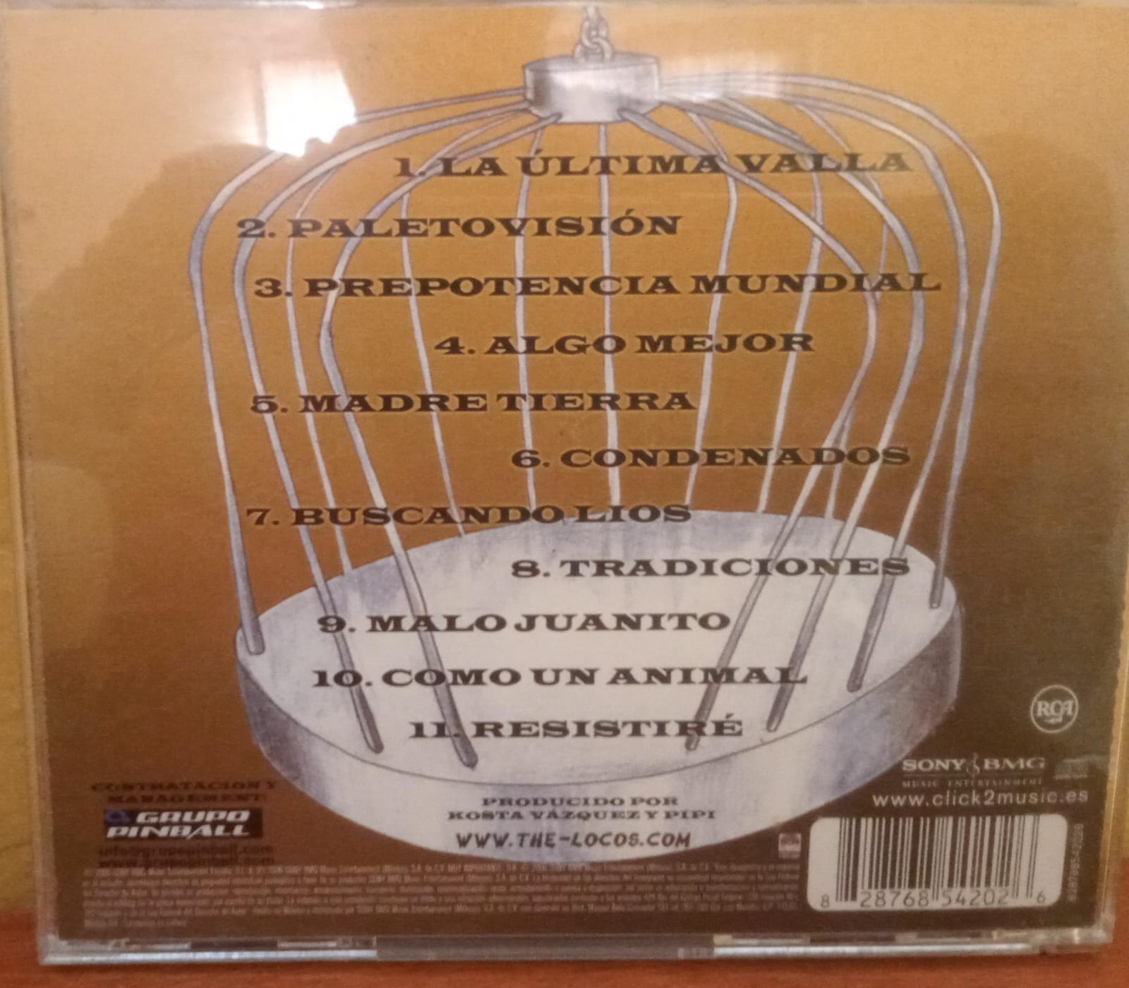 The Locos – Jaula De Grillos. Cd en buen estado. tienda de discos en méxico formato muerto