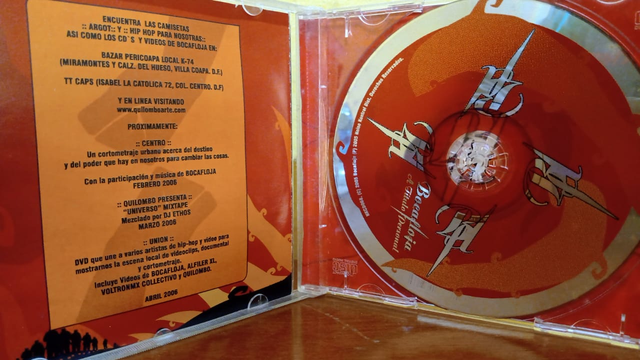 Bocafloja – A Título Personal. Cd en buen estado. tienda de discos en méxico formato muerto