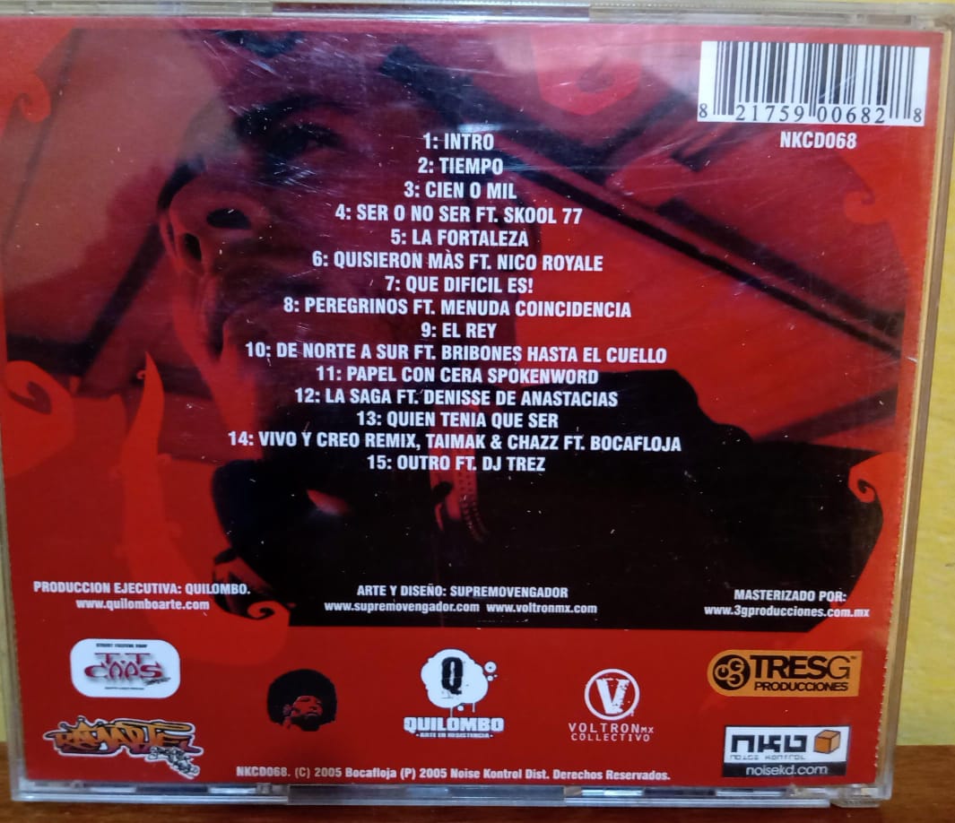 Bocafloja – A Título Personal. Cd en buen estado. tienda de discos en méxico formato muerto