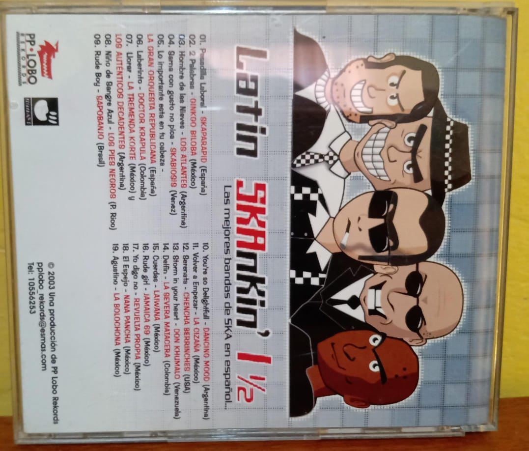 Cd Latin Skankin 1 Y Medio. Cd en buen estado.