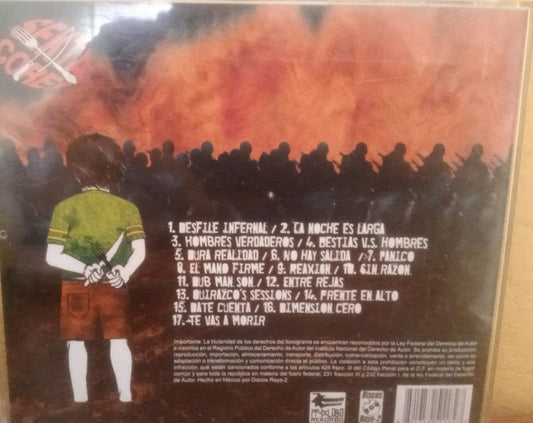 Sekta Core – Bestias V.S Hombres. Cd en buen estado. tienda de discos en méxico formato muerto