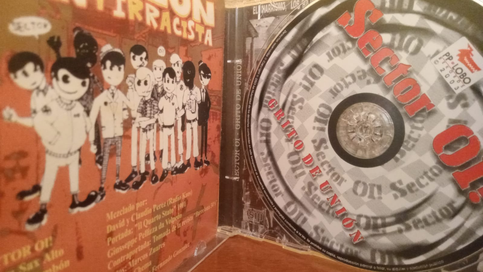 Sector Oi! – Grito De Unión. Cd en buen estado. tienda de discos en méxico formato muerto