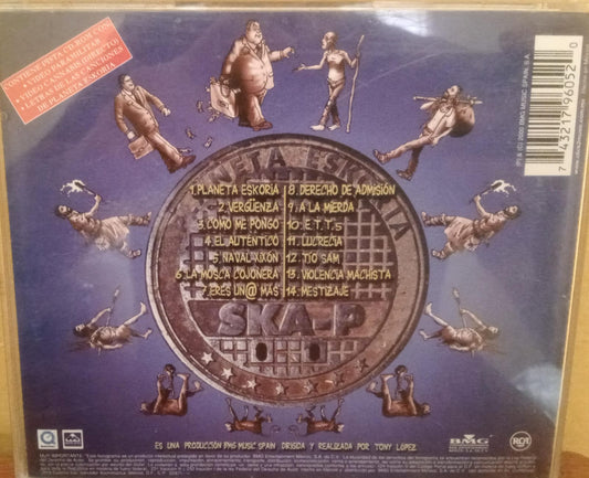 Ska-P – Planeta Eskoria. Cd en buen estado.