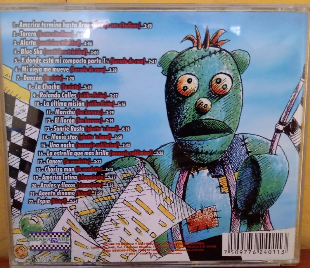 Skaparate Fest, Varios Artistas Cd en buen estado. tienda de discos en méxico formato muerto