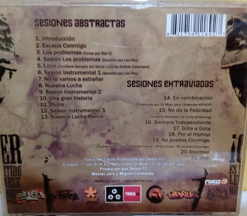 Skool 77 Sesiones Abstractas. Cd en buen estado. tienda de discos en méxico formato muerto