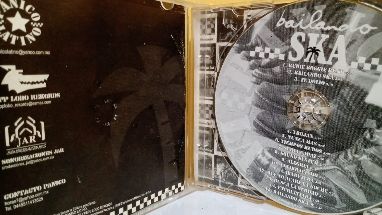 Pánico Latino – Bailando Ska. Cd en buen estado.
