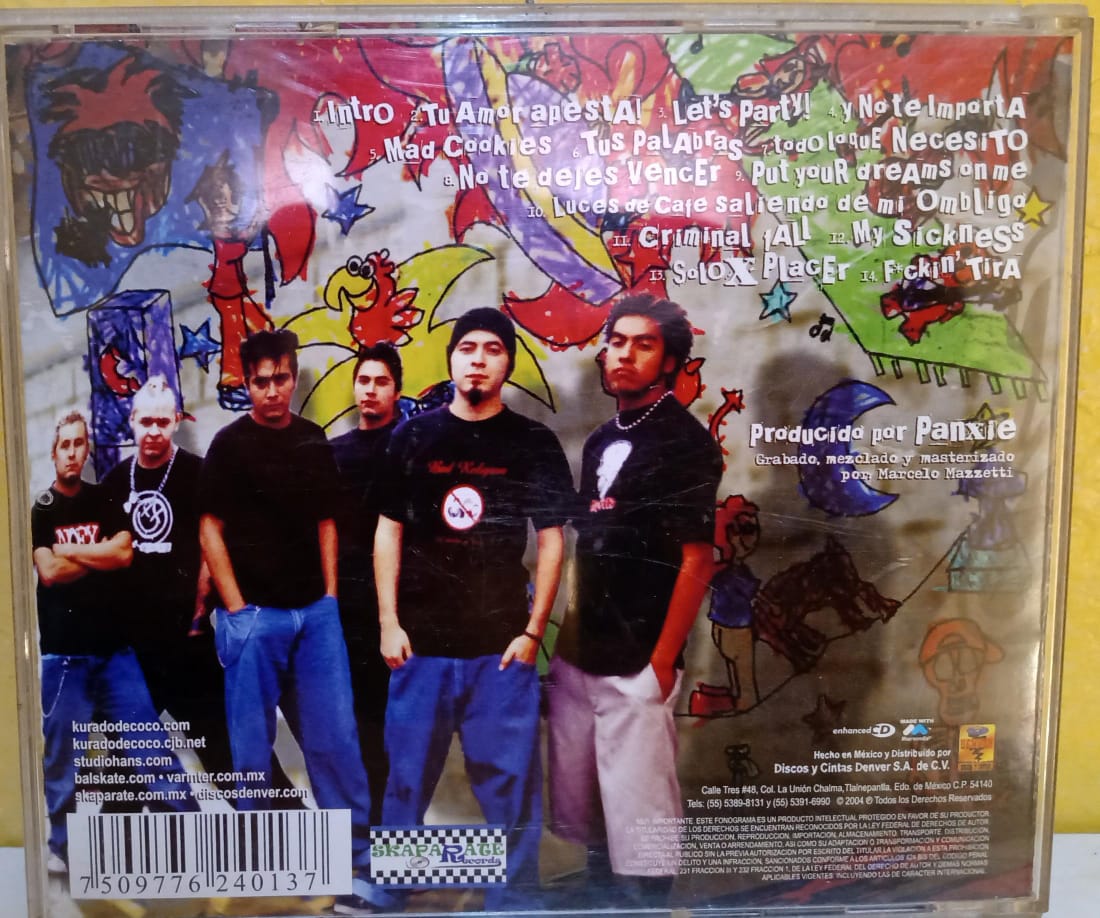 Kurado De Coco – Sickness. Cd en buen estado. tienda de discos en méxico formato muerto