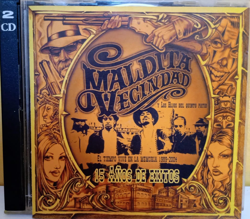 Maldita Vecindad Y Los Hijos Del Quinto Patio – El Tiempo Vive En La Memoria 1989-2004 (15 Años De Éxitos). tienda de discos en méxico formato muerto