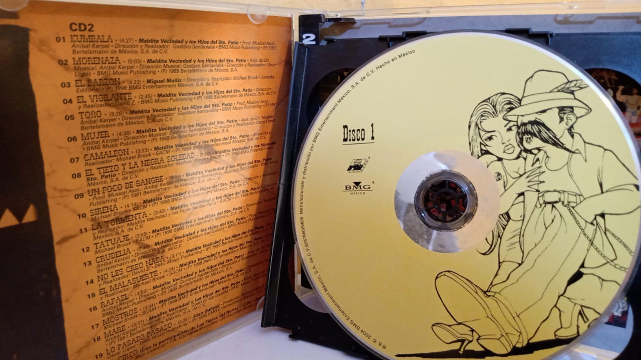 Maldita Vecindad Y Los Hijos Del Quinto Patio – El Tiempo Vive En La Memoria 1989-2004 (15 Años De Éxitos). tienda de discos en méxico formato muerto