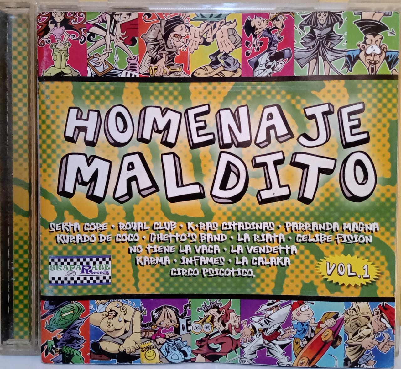 Varios – Homenaje Maldito Vol. 1. Cd en buen estado. tienda de discos en méxico formato muerto