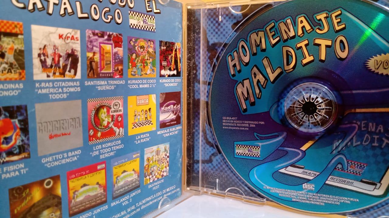 Varios – Homenaje Maldito Vol. 3. Cd en buen estado. tienda de discos en méxico formato muerto