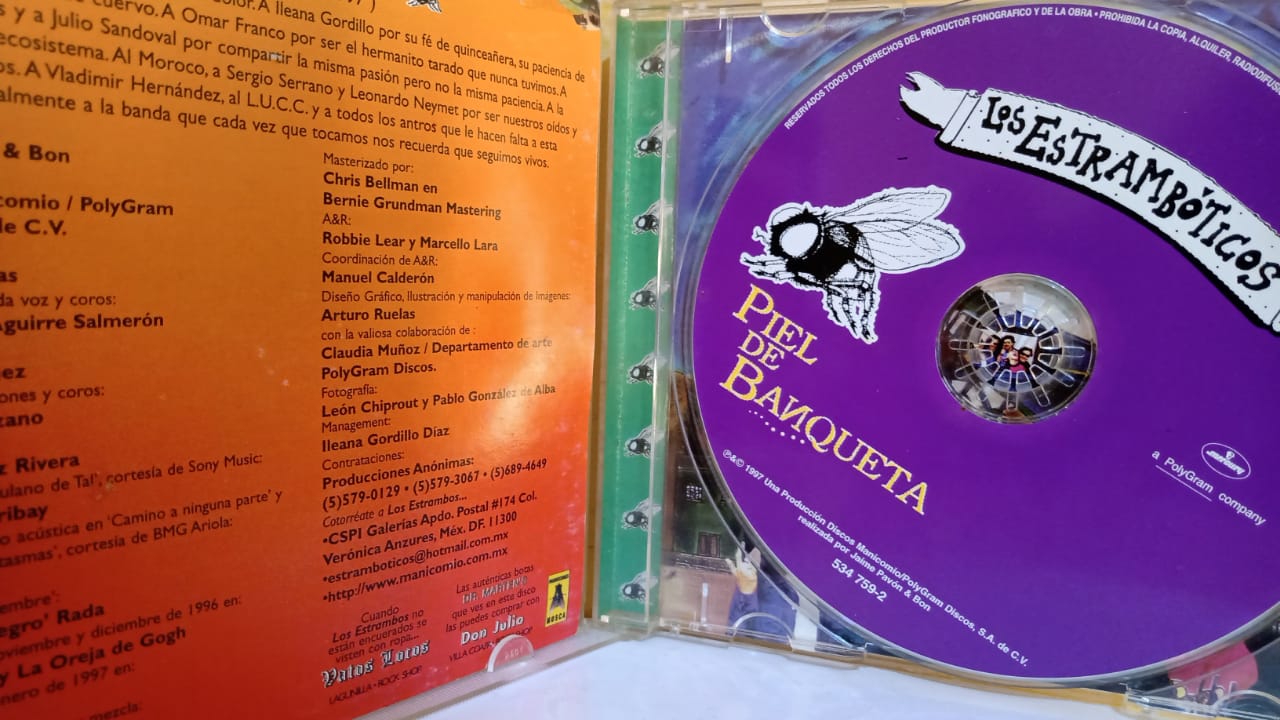 Los Estrambóticos – Piel De Banqueta. Cd en buen estado. tienda de discos en méxico formato muerto