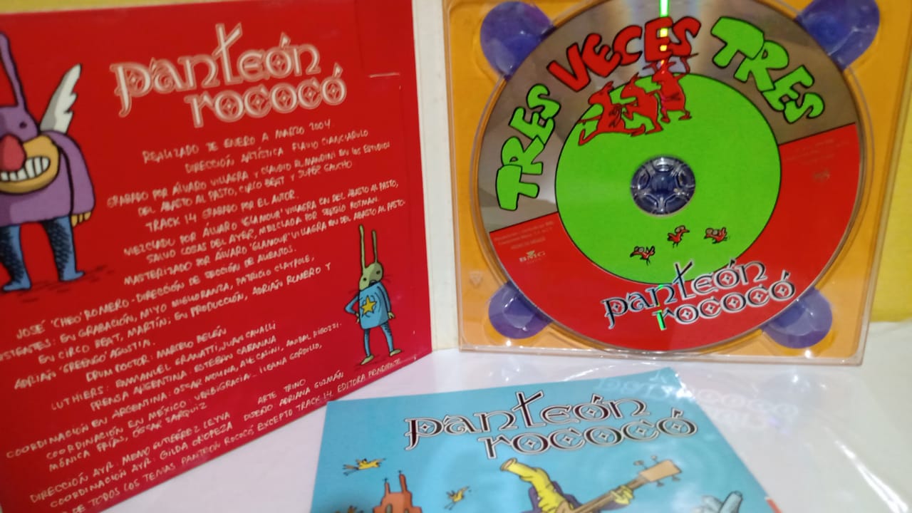 Panteón Rococó – Tres Veces Tres. Cd en buen estado. tienda de discos en méxico formato muerto