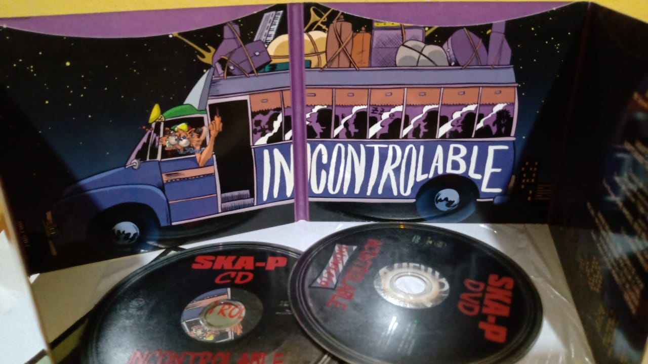 Ska-P – Incontrolable. En Directo. Cd, DVD en buen estado. tienda de discos en méxico formato muerto