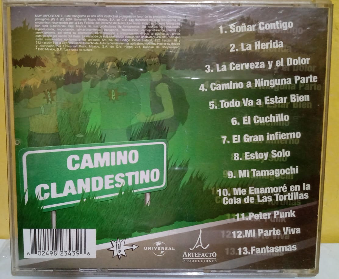 Los Estrambóticos – Camino Clandestino. Cd en buen estado. tienda de discos en méxico formato muerto