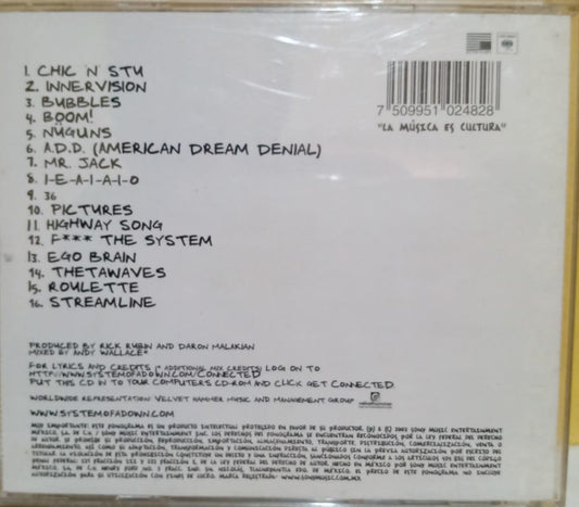 💿🔥 System Of A Down – Steal This Album! (CD nacional) – En buen estado 🔥💿 tienda de discos en méxico formato muerto