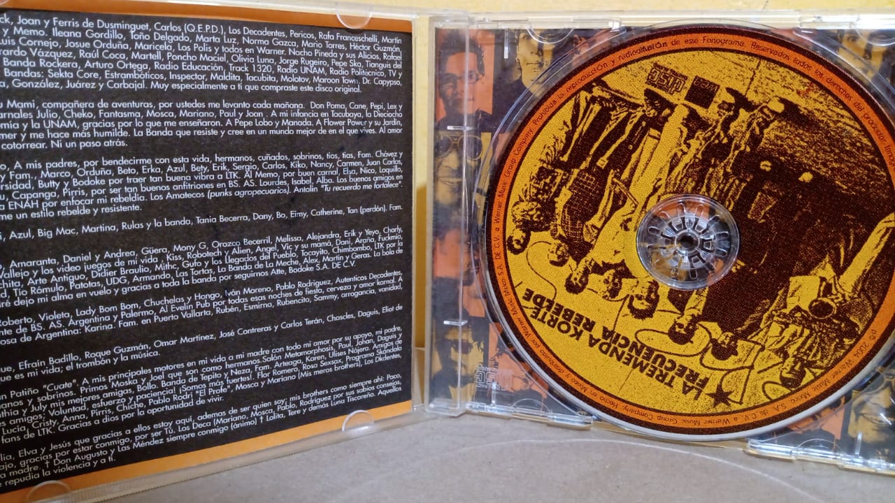 La Tremenda Korte – Frecuencia Rebelde. Cd en buen estado. tienda de discos en méxico formato muerto