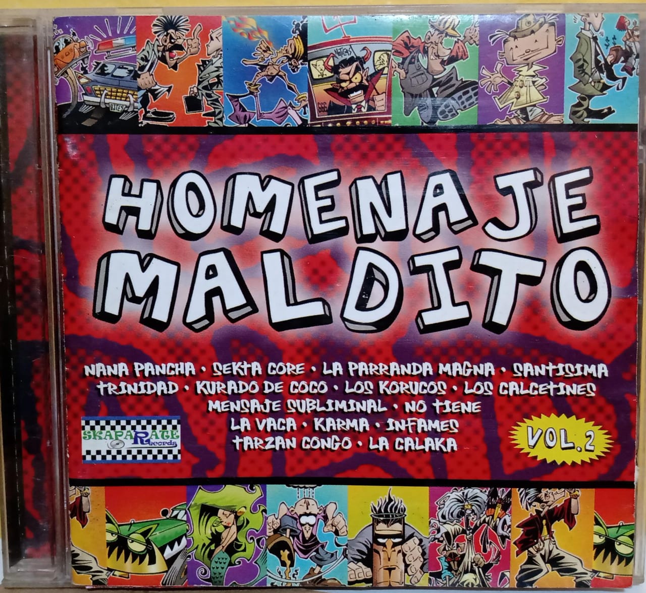 Varios – Homenaje Maldito Vol. 2. Cd en buen estado. tienda de discos en méxico formato muerto