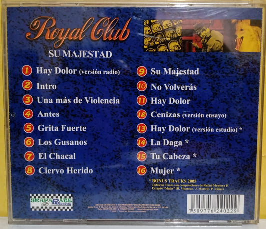 Royal Club – Su Majestad. Cd en buen estado. tienda de discos en méxico formato muerto