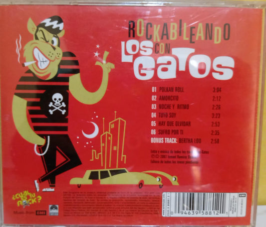 Los Gatos – Rockabileando Con Los Gatos. Cd en buen estado. tienda de discos en méxico formato muerto