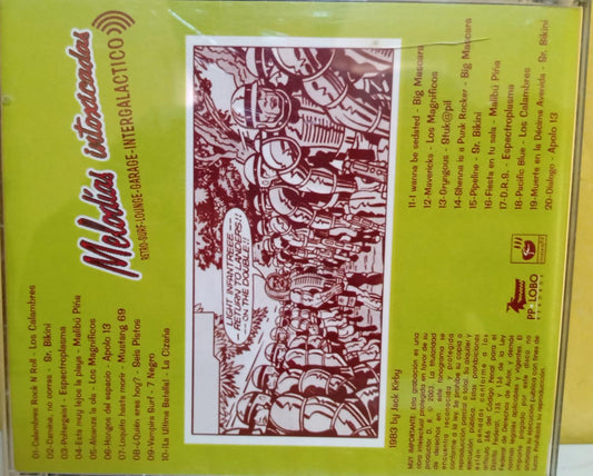 V. A. - Melodías Intoxicadas [2003]. Cd en buen estado. tienda de discos en méxico formato muerto