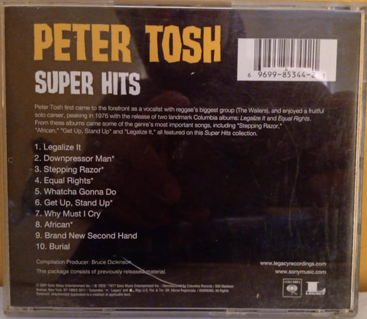 Peter Tosh – Super Hits. Cd en buen estado. tienda de discos en méxico formato muerto
