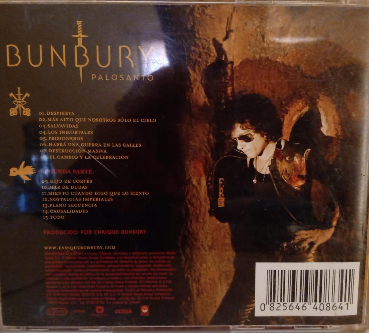 Bunbury – Palosanto. Cd en buen estado. tienda de discos en méxico formato muerto