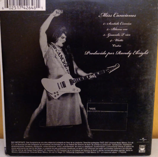 Randy Ebright – Miss Canciones. Cd en buen estado. tienda de discos en méxico formato muerto