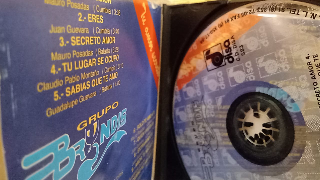 Grupo Bryndis – Tu Amor Secreto. Cd en buen estado. tienda de discos en méxico formato muerto
