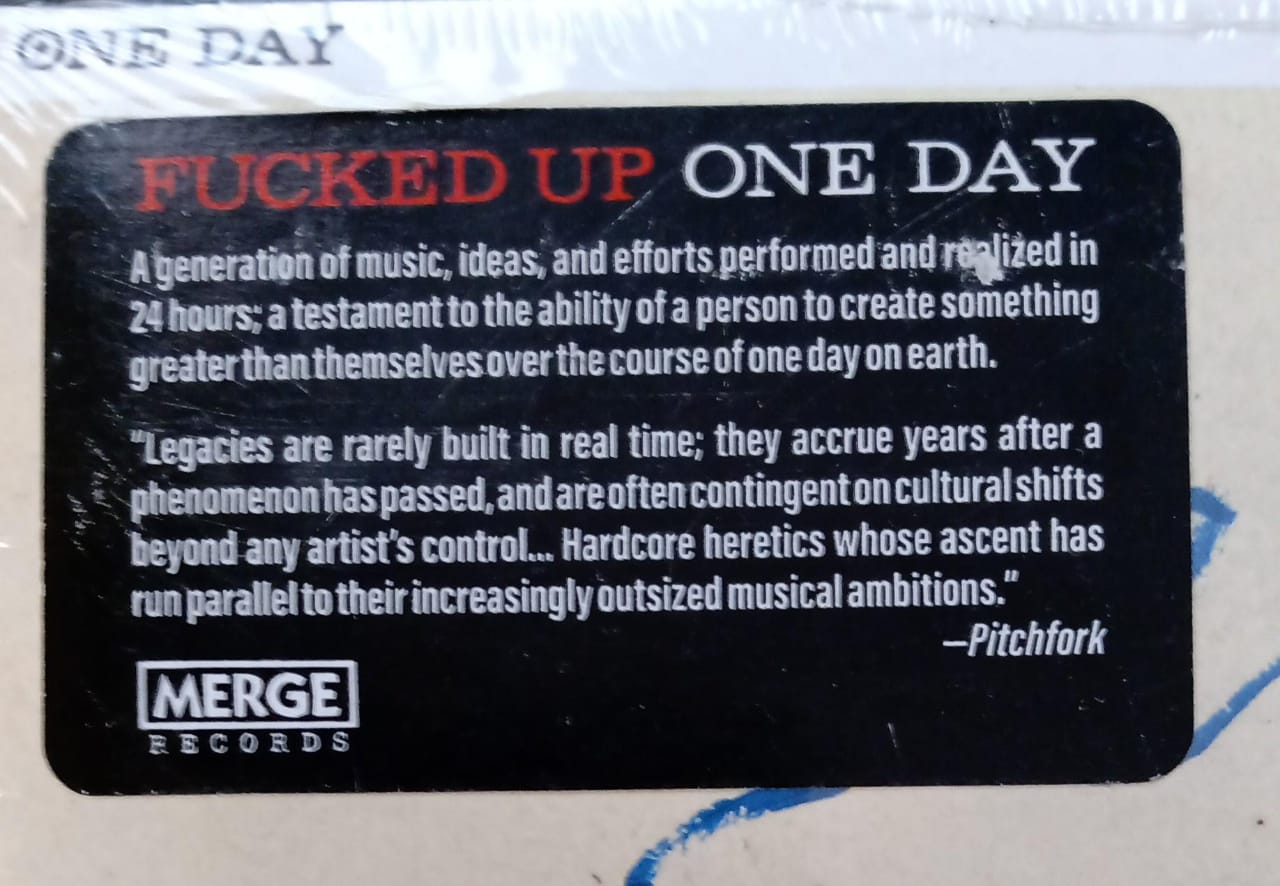 One Day de Fucked Up. Cd nuevo. tienda de discos en méxico formato muerto