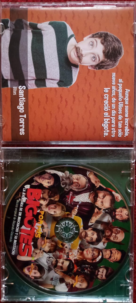 Música original de la película Por mis Bigotes. Cd en buen estado. tienda de discos en méxico formato muerto