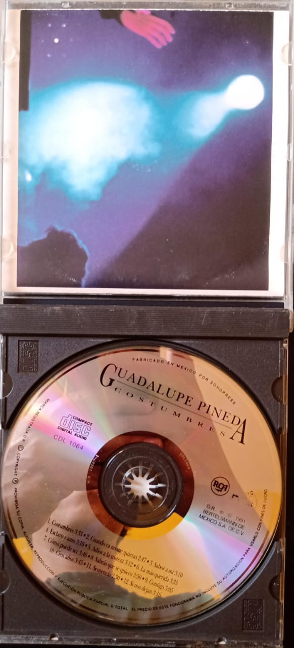 Guadalupe Pineda – Costumbres. Cd en buen estado. tienda de discos en méxico formato muerto