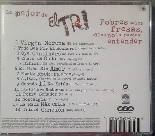 El Tri – Pobres De Los Fresas, Ellos No Lo Pueden Entender. Cd en buen estado. tienda de discso en méxico formato muerto