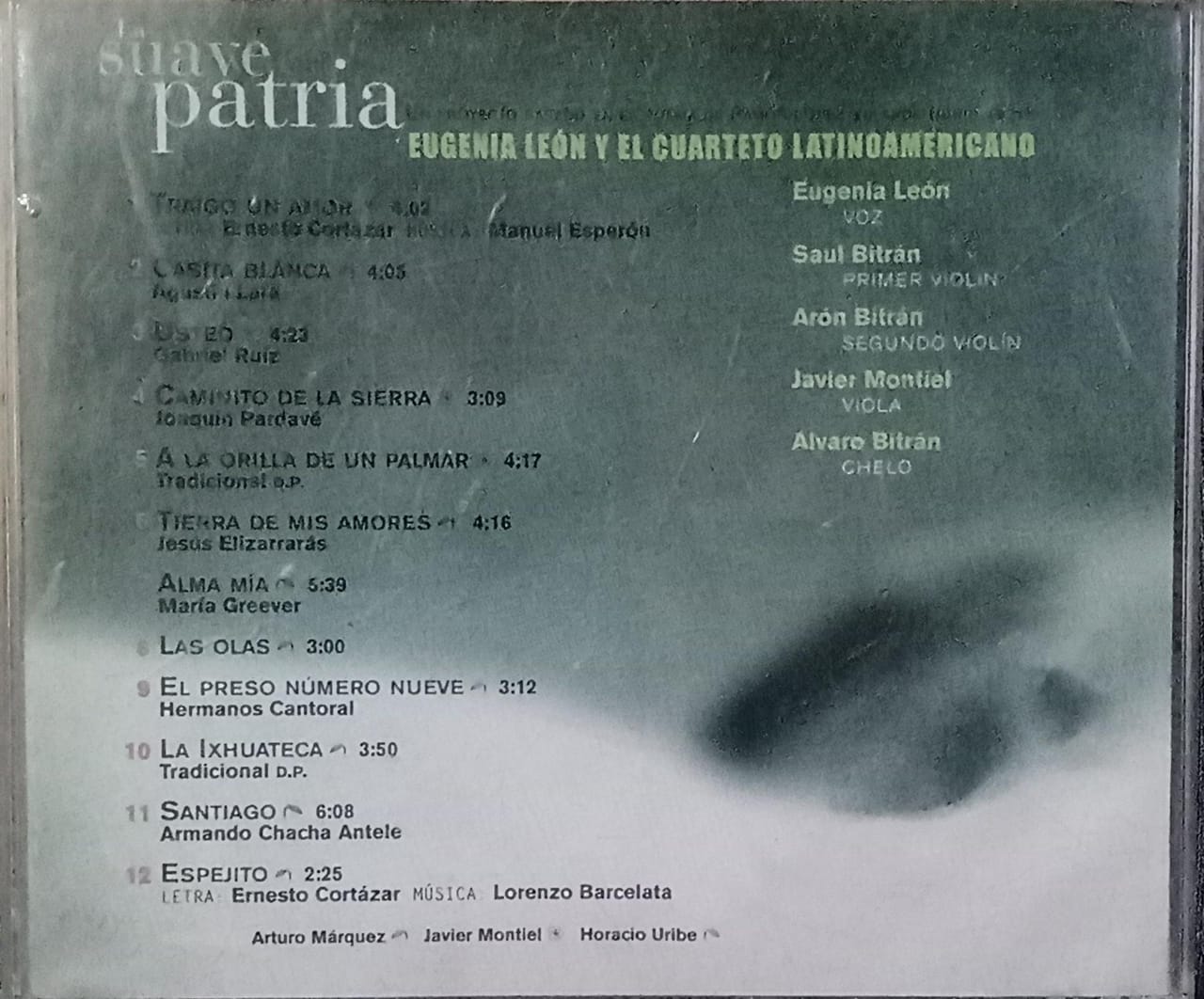 Eugenia León – La Suave Patria. CD en buen estado. tienda de discos en méxico formato muerto