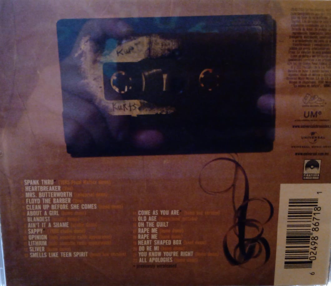 💿 Nirvana – Sliver (CD nacional). tienda de discos en méxico formato muerto