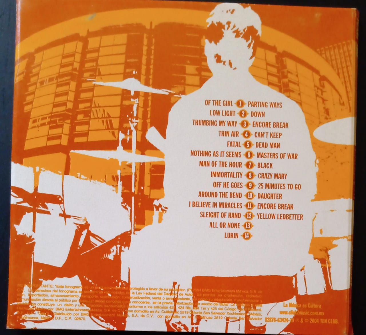 💿 Pearl Jam – Oct. 22, 2003 (CD doble nacional). tienda de discos en méxico formato muerto