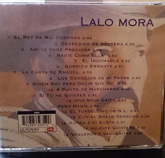 Lalo Mora – Mis Momentos. CD excelente estado. tienda de discos en méxico formato muerto