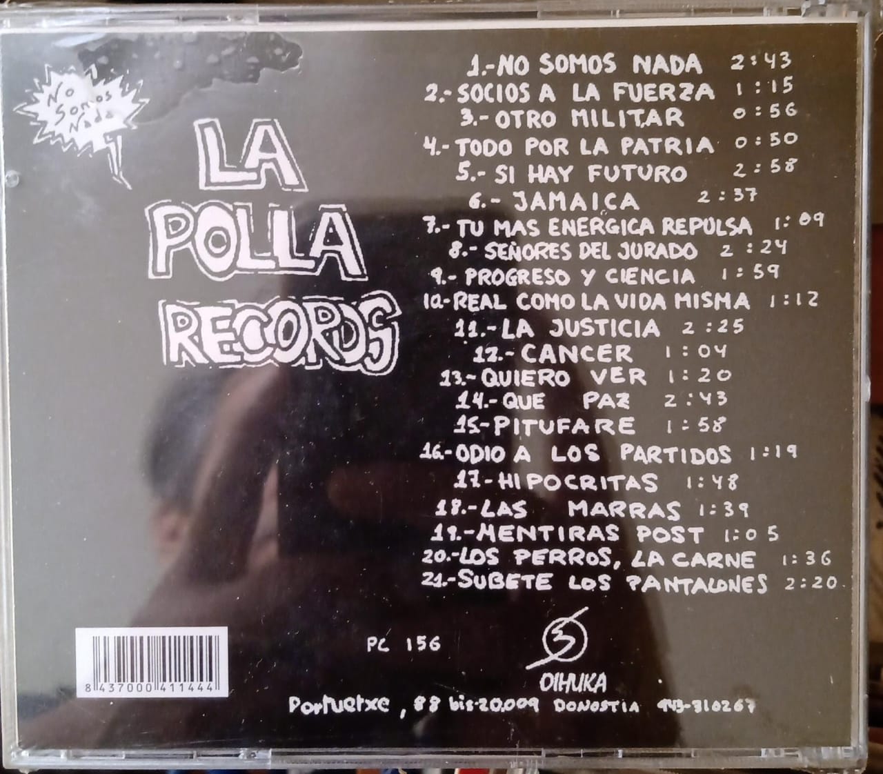La Polla Records – No Somos Nada. Cd nuevo. tienda de discos en méxico formato muerto